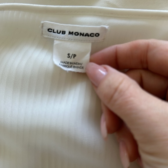 Club Monaco size small spaghetti strap blouse - Picture 4 of 6